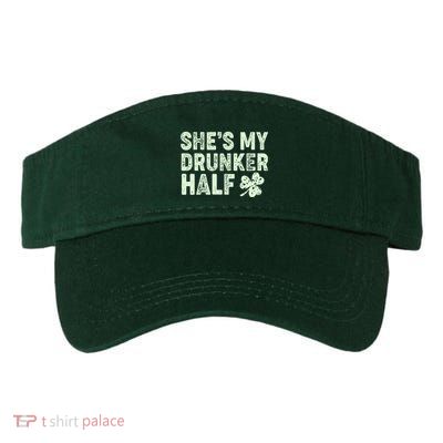 St Patrick's Day She's My Drunker Half Matching Couple's Visor