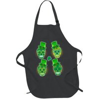 St Patrick's Day Sugar Skulls Apron
