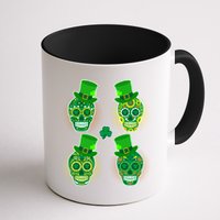St Patrick's Day Sugar Skulls Mug