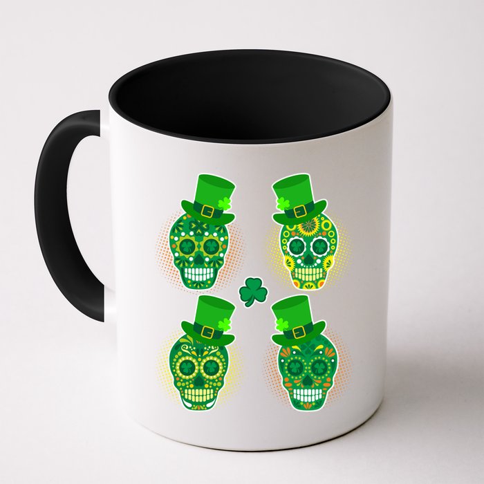 St Patrick's Day Sugar Skulls Mug