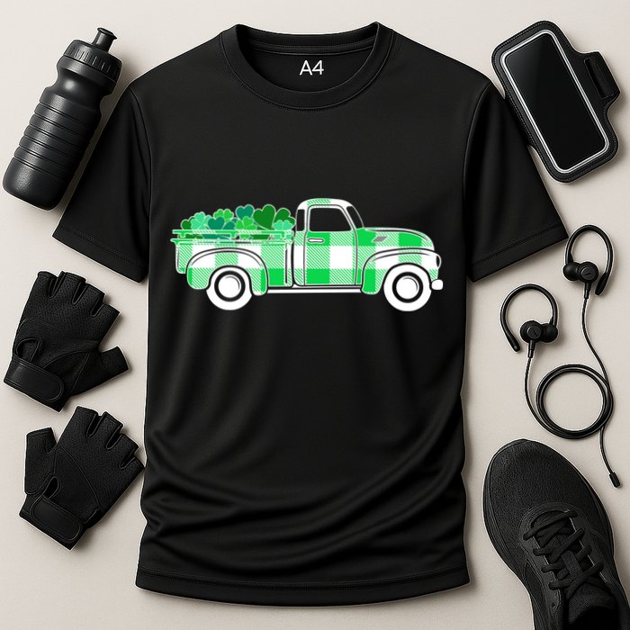 St Patrick's Day Truck Full of Clovers Cooling Performance Crew T-Shirt