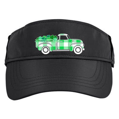 St Patrick's Day Truck Full of Clovers Adult Drive Performance Visor