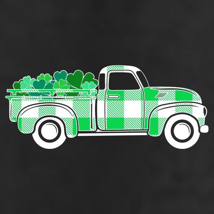 St Patrick's Day Truck Full of Clovers Golf Towel