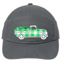 St Patrick's Day Truck Full of Clovers 7-Panel Snapback Hat