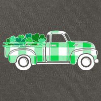 St Patrick's Day Truck Full of Clovers Cotton Canvas Backpack