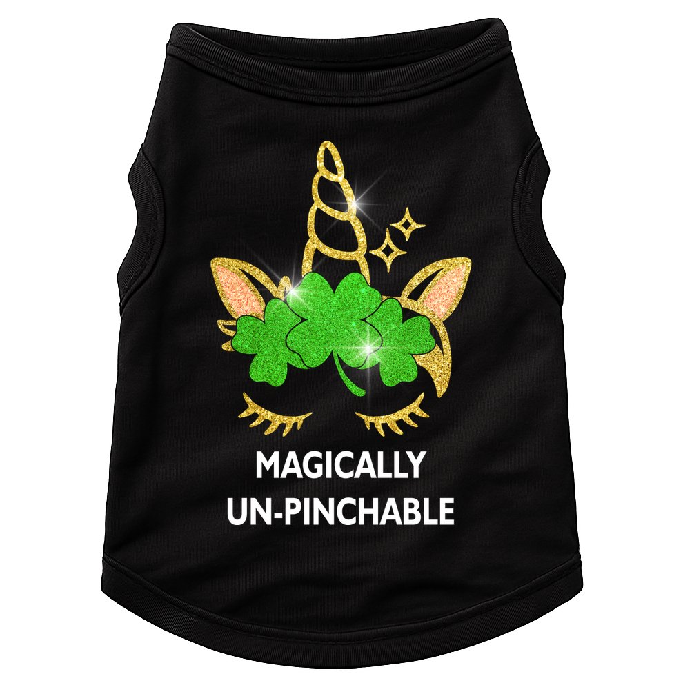 St Patrick's Day Unicorn Magically Un-Pinchable Doggie Tank