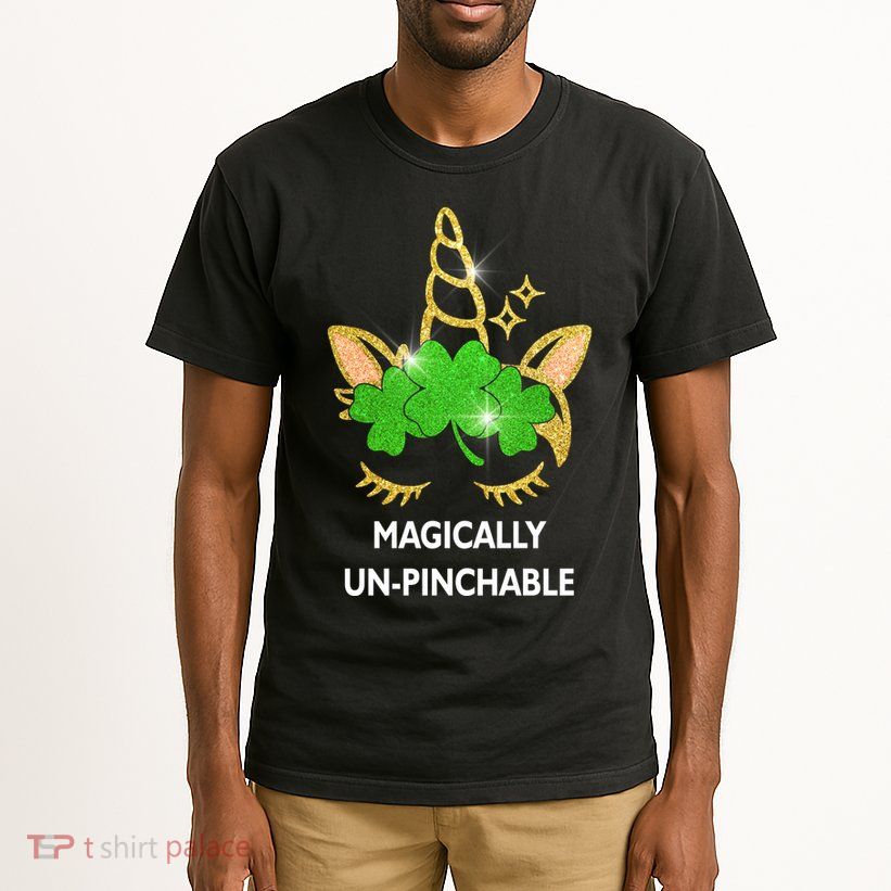 St Patrick's Day Unicorn Magically Un-Pinchable Tall T-Shirt