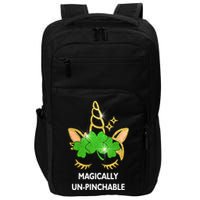 St Patrick's Day Unicorn Magically Un-Pinchable Impact Tech Backpack
