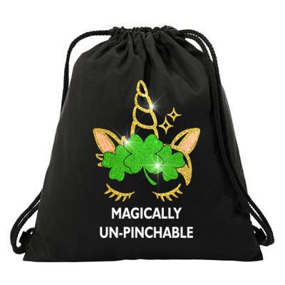 St Patrick's Day Unicorn Magically Un-Pinchable Drawstring Bag