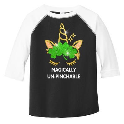 St Patrick's Day Unicorn Magically Un-Pinchable Toddler Fine Jersey T-Shirt