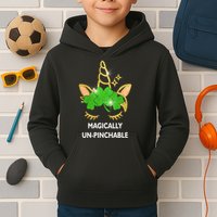 St Patrick's Day Unicorn Magically Un-Pinchable Kids Hoodie