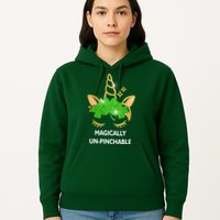 St Patrick's Day Unicorn Magically Un-Pinchable Hoodie