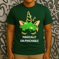 St Patrick's Day Unicorn Magically Un-Pinchable T-Shirt