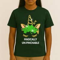 St Patrick's Day Unicorn Magically Un-Pinchable T-Shirt