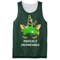 St Patrick's Day Unicorn Magically Un-Pinchable Mesh Reversible Basketball Jersey Tank