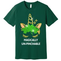 St Patrick's Day Unicorn Magically Un-Pinchable Premium T-Shirt