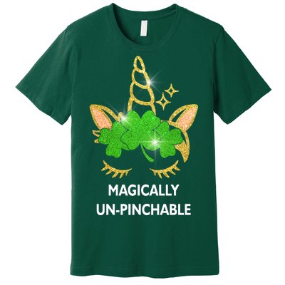 St Patrick's Day Unicorn Magically Un-Pinchable Premium T-Shirt