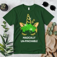 St Patrick's Day Unicorn Magically Un-Pinchable Premium T-Shirt