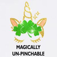 St Patrick's Day Unicorn Magically Un-Pinchable Garment-Dyed Sweatshirt