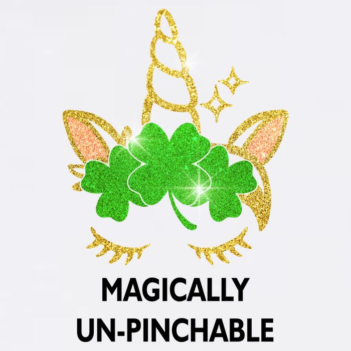 St Patrick's Day Unicorn Magically Un-Pinchable Garment-Dyed Sweatshirt