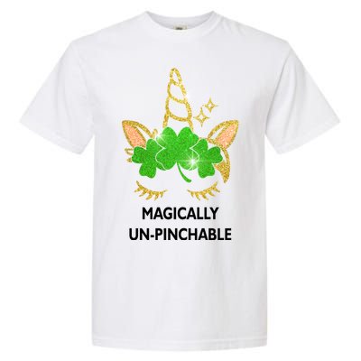 St Patrick's Day Unicorn Magically Un-Pinchable Garment-Dyed Heavyweight T-Shirt