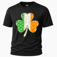 St Patrick's Day Video Gamer Shamrock Clover Cooling Performance Crew T-Shirt