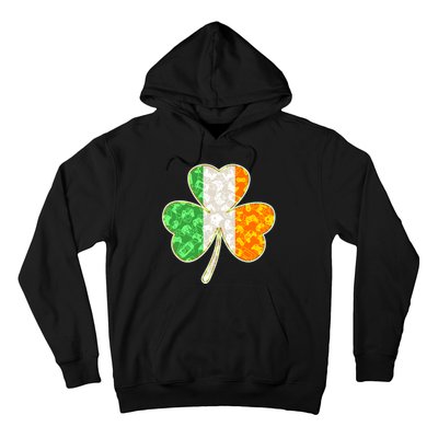 St Patrick's Day Video Gamer Shamrock Clover Hoodie