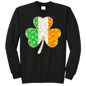 St Patrick's Day Video Gamer Shamrock Clover Sweatshirt