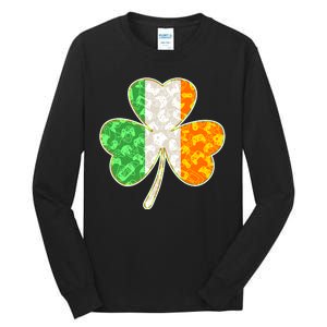 St Patrick's Day Video Gamer Shamrock Clover Tall Long Sleeve T-Shirt