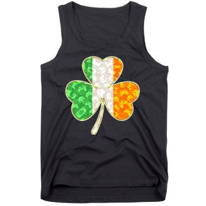 St Patrick's Day Video Gamer Shamrock Clover Tank Top