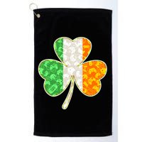 St Patrick's Day Video Gamer Shamrock Clover Golf Towel