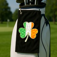 St Patrick's Day Video Gamer Shamrock Clover Golf Towel