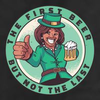St Patricks Kamala Harris 7 Panel Mesh Trucker Snapback Hat