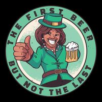 St Patricks Kamala Harris Sustainable Bucket Hat