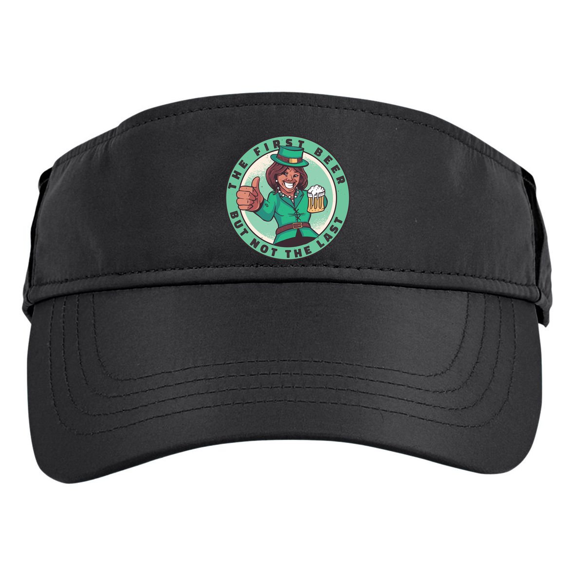 St Patricks Kamala Harris Adult Drive Performance Visor