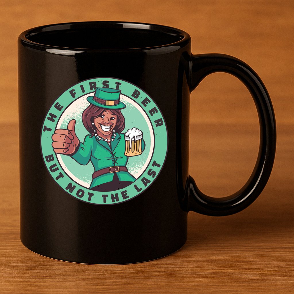 St Patricks Kamala Harris 11oz C Handle Ceramic Mug