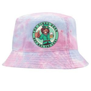 St Patricks Kamala Harris Tie-Dyed Bucket Hat