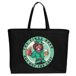 St Patricks Kamala Harris Cotton Canvas Jumbo Tote