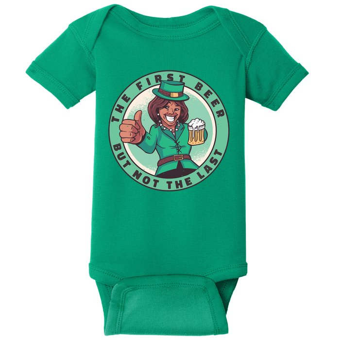 St Patricks Kamala Harris Baby Bodysuit