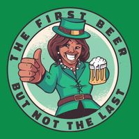 St Patricks Kamala Harris Baby Bodysuit
