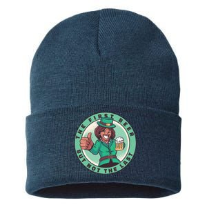 St Patricks Kamala Harris Sustainable Knit Beanie