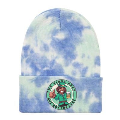 St Patricks Kamala Harris Tie Dye 12in Knit Beanie