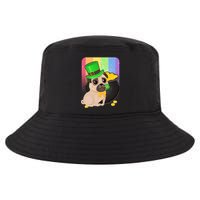 St Patrick's Pug Pot Of Gold Cool Comfort Performance Bucket Hat