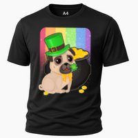 St Patrick's Pug Pot Of Gold Cooling Performance Crew T-Shirt