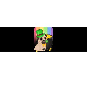 St Patrick's Pug Pot Of Gold Bumper Sticker