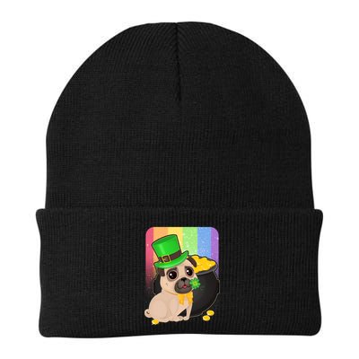 St Patrick's Pug Pot Of Gold Beanie