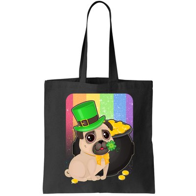 St Patrick's Pug Pot Of Gold Bag