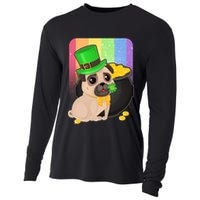 St Patrick's Pug Pot Of Gold Cooling Performance Long Sleeve Crew