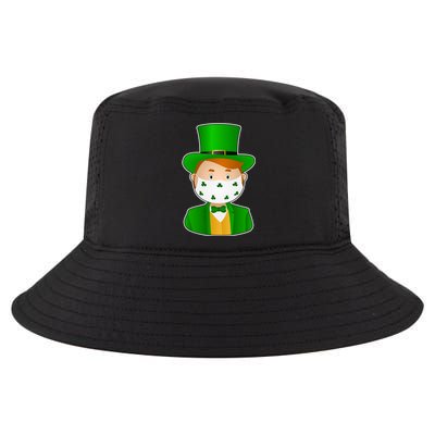 St Pattys Day Quarantine Leprechaun Masked Cool Comfort Performance Bucket Hat