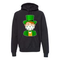 St Pattys Day Quarantine Leprechaun Masked Premium Hoodie